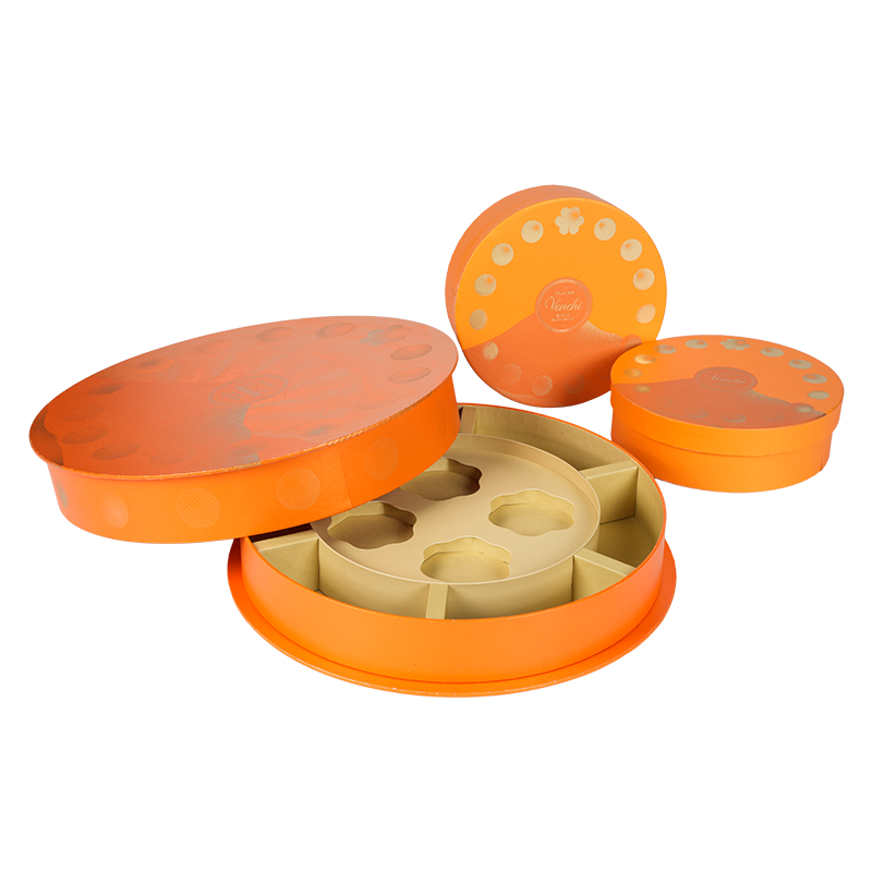 Sert neme dayanıklı yuvarlak şeker kutusu