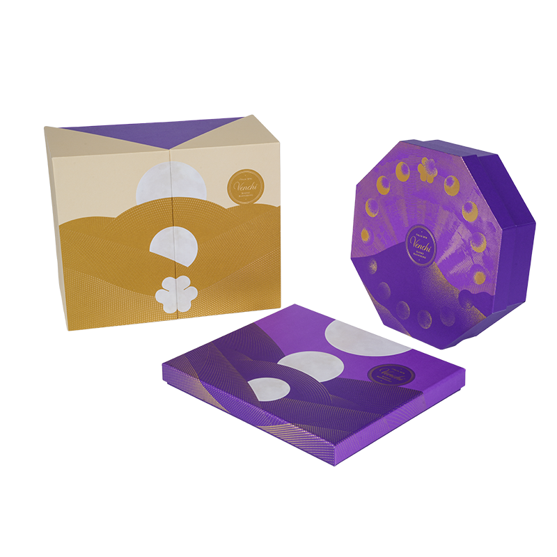 Sert çift kapılı çikolata ambalaj kutusu