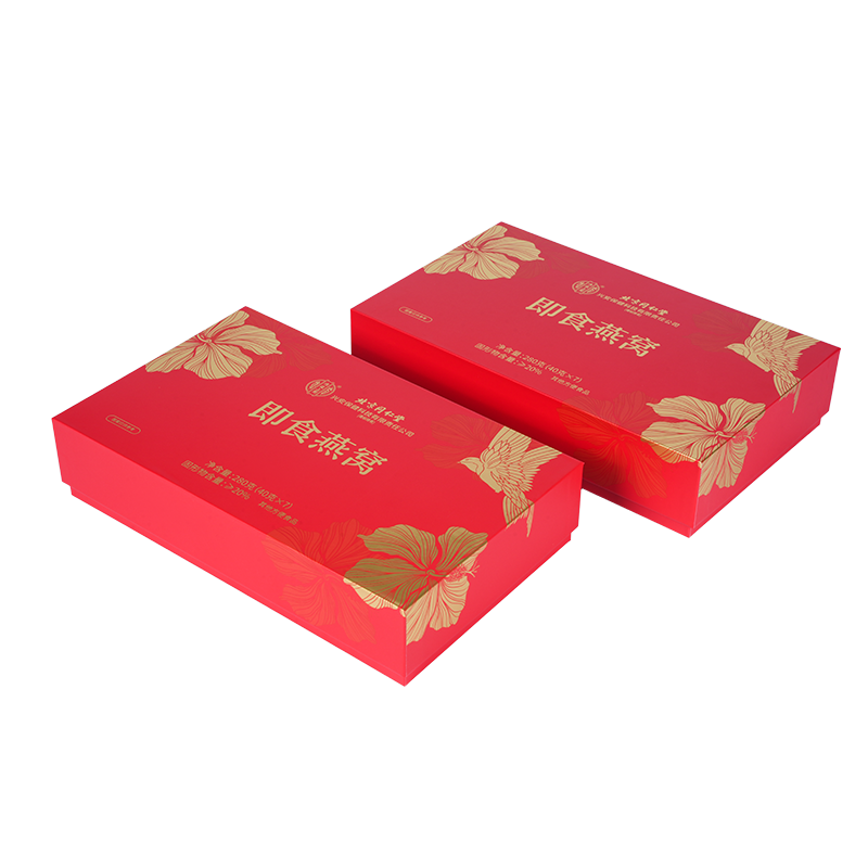 Sert açılır kapaklı kuş yuvası hediye kutusu