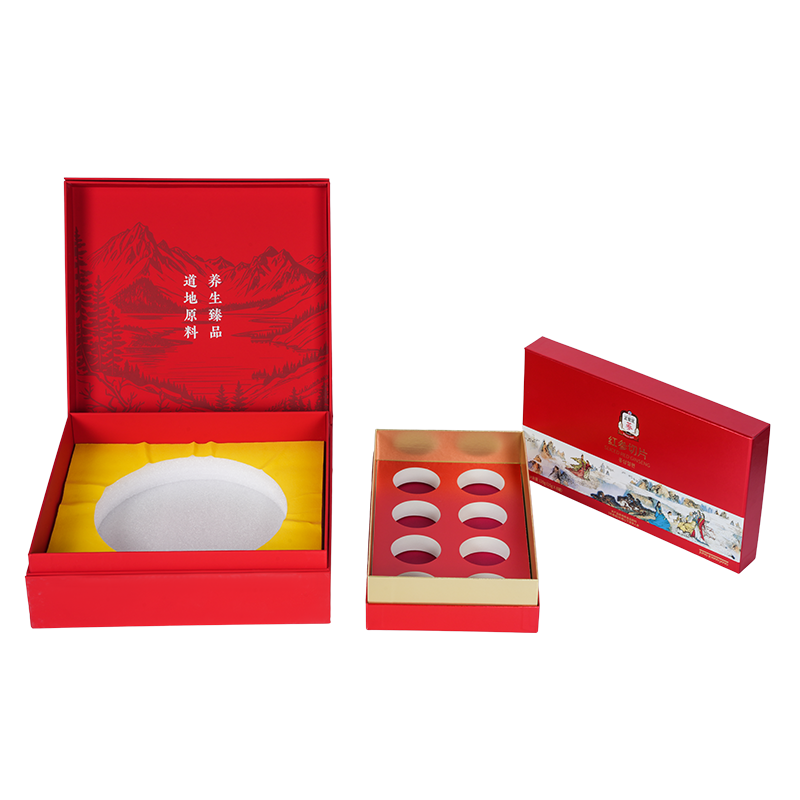 Sert açılır kapaklı kuş yuvası hediye kutusu