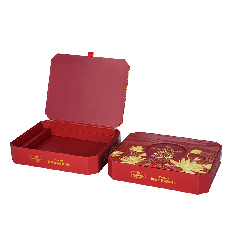 Sert çift kapılı kek paketleme kutusu