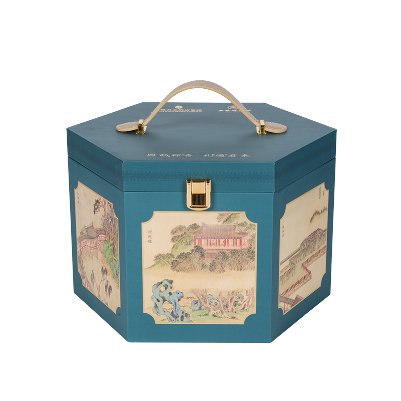 Sert çift kapılı kek paketleme kutusu