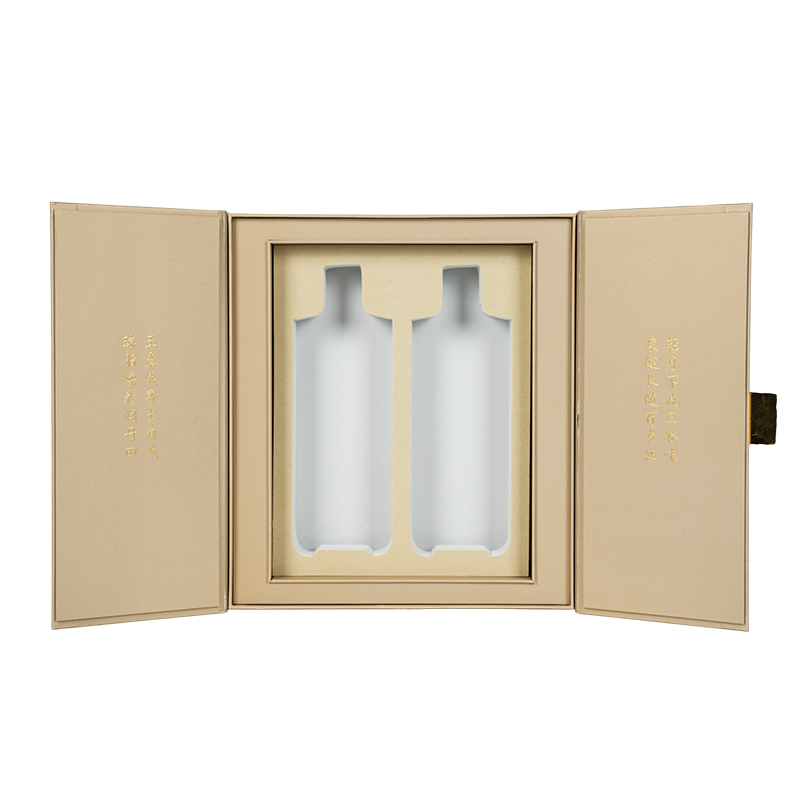 Sert çift kapılı yenilebilir yağ hediye kutusu