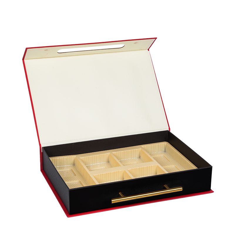 Sert çift kapılı kek paketleme kutusu