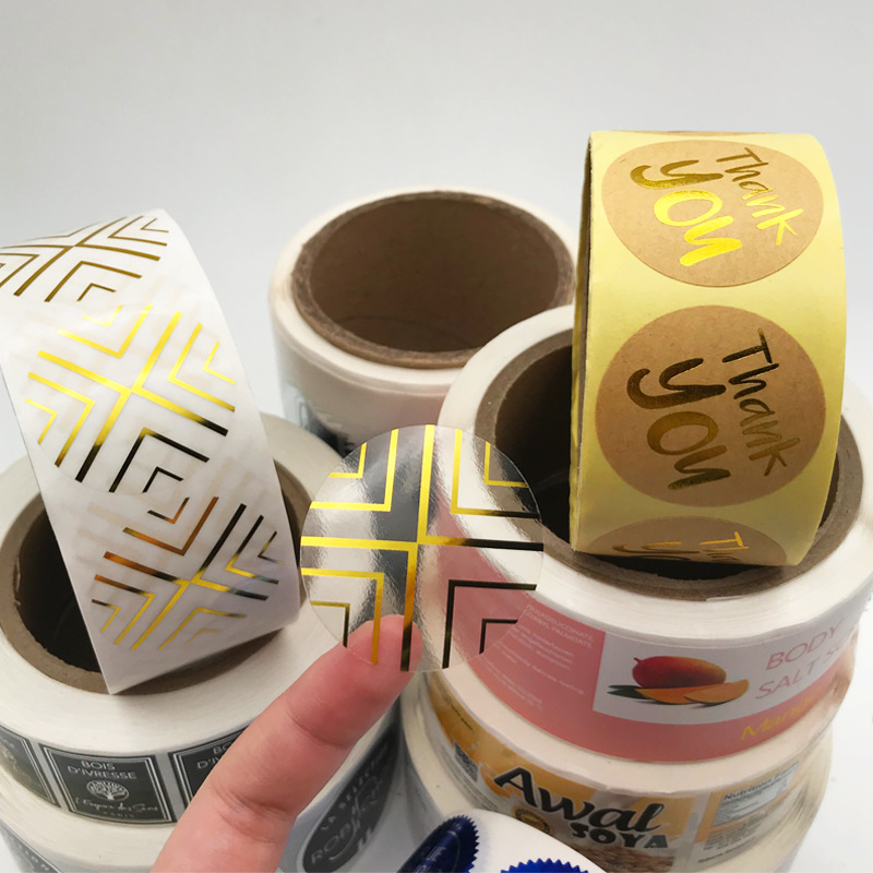 Kaplamalı kağıt yapışkanlı etiket